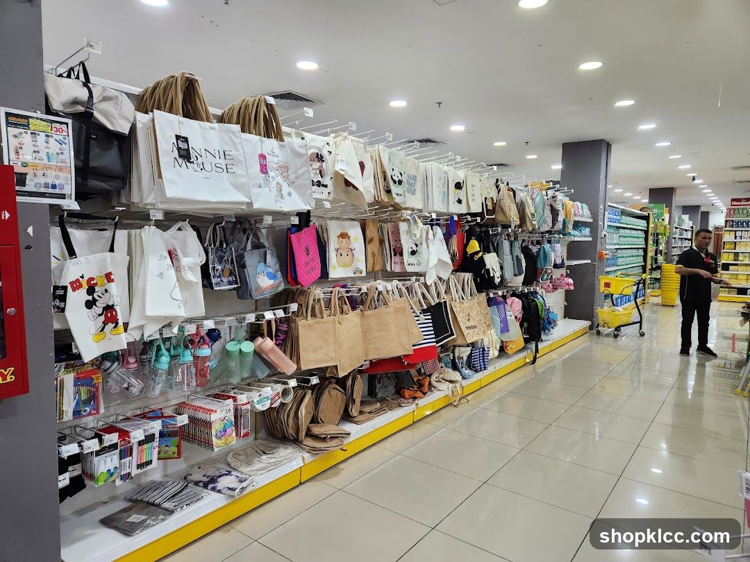 Tote Bags and Accessories Display