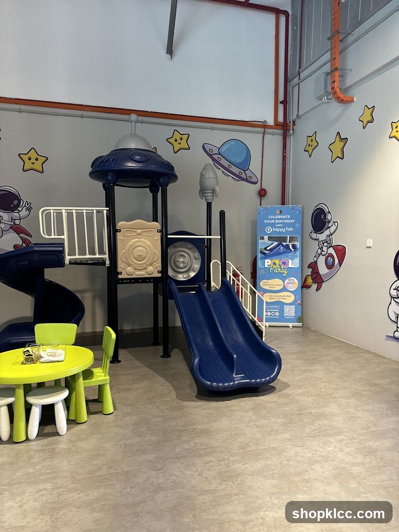 Indoor Playground with Space Theme