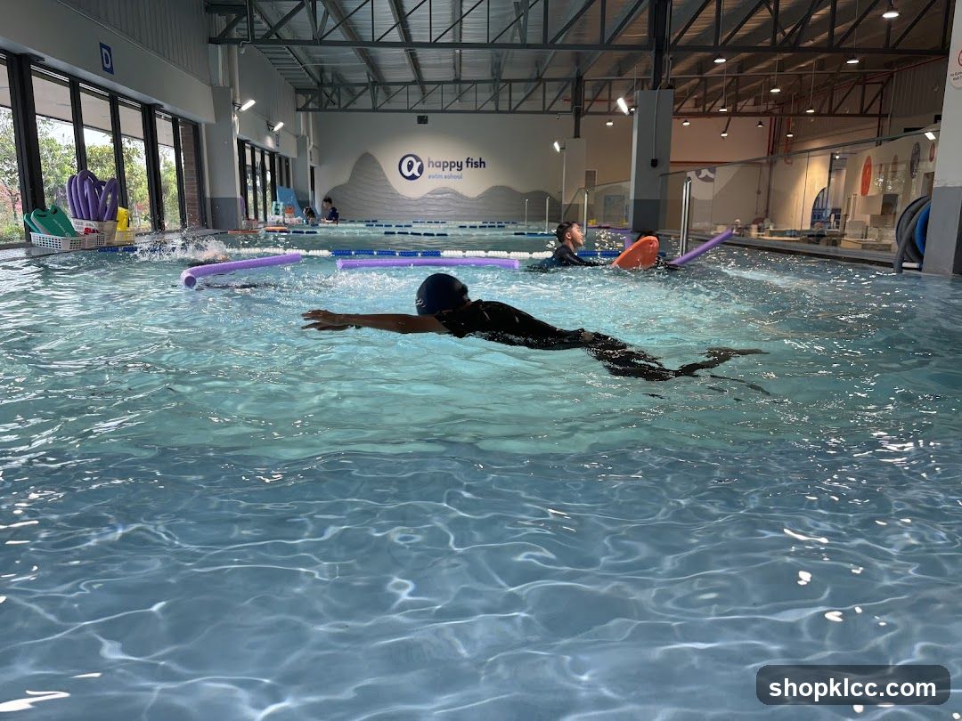 Indoor Swimming Pool with Swimmers