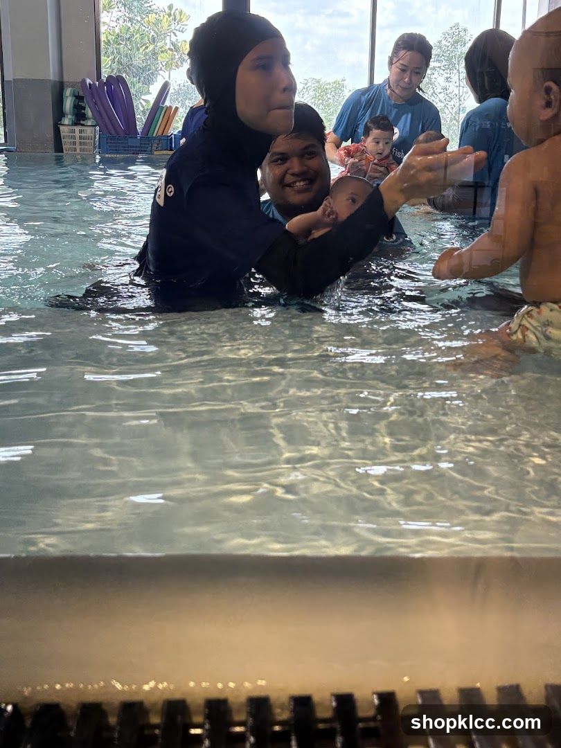 Swimming lesson