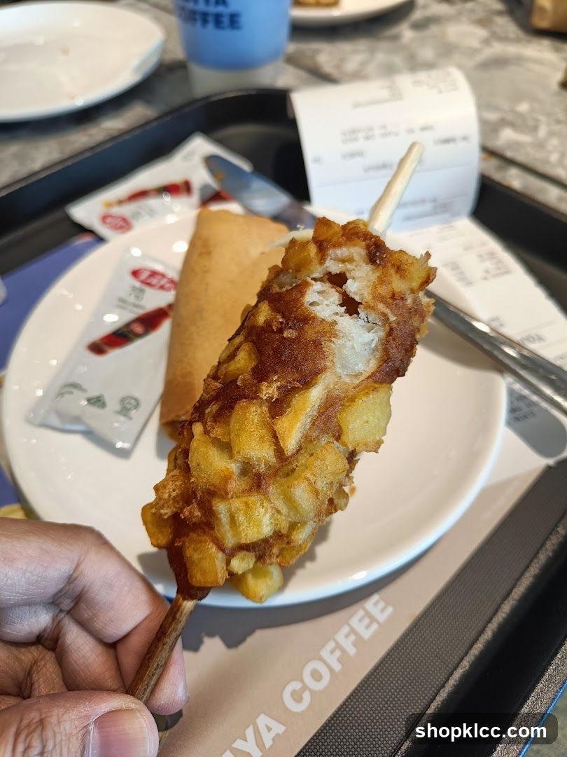 Corn Dog with Potatoes