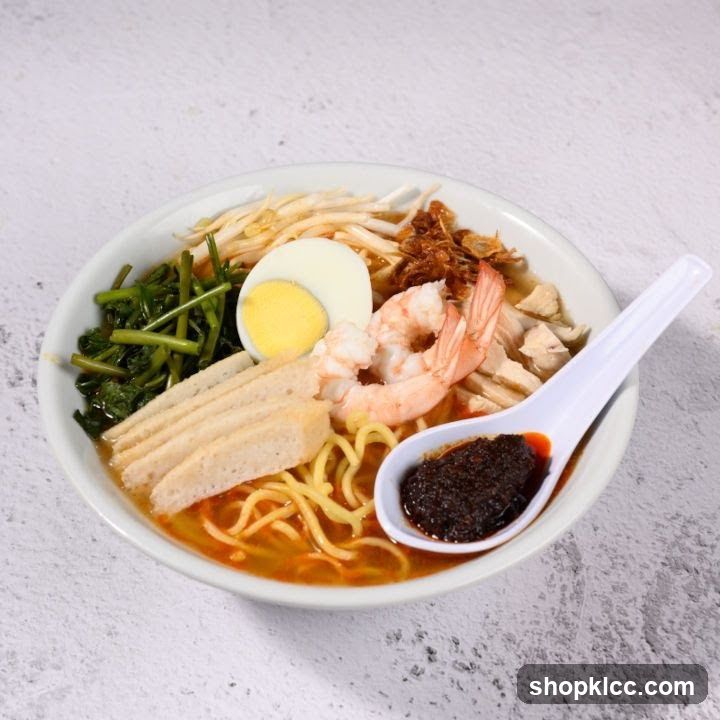 Noodle Soup with Shrimp and Egg