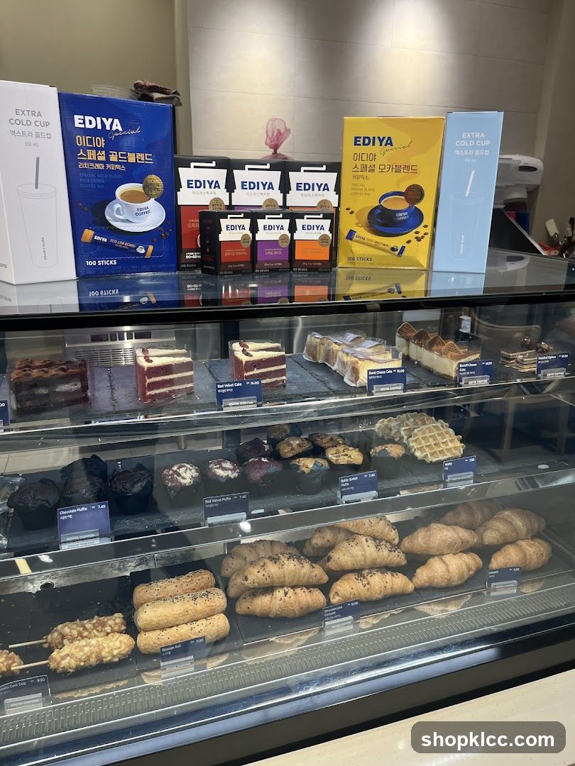Coffee and Pastries Display