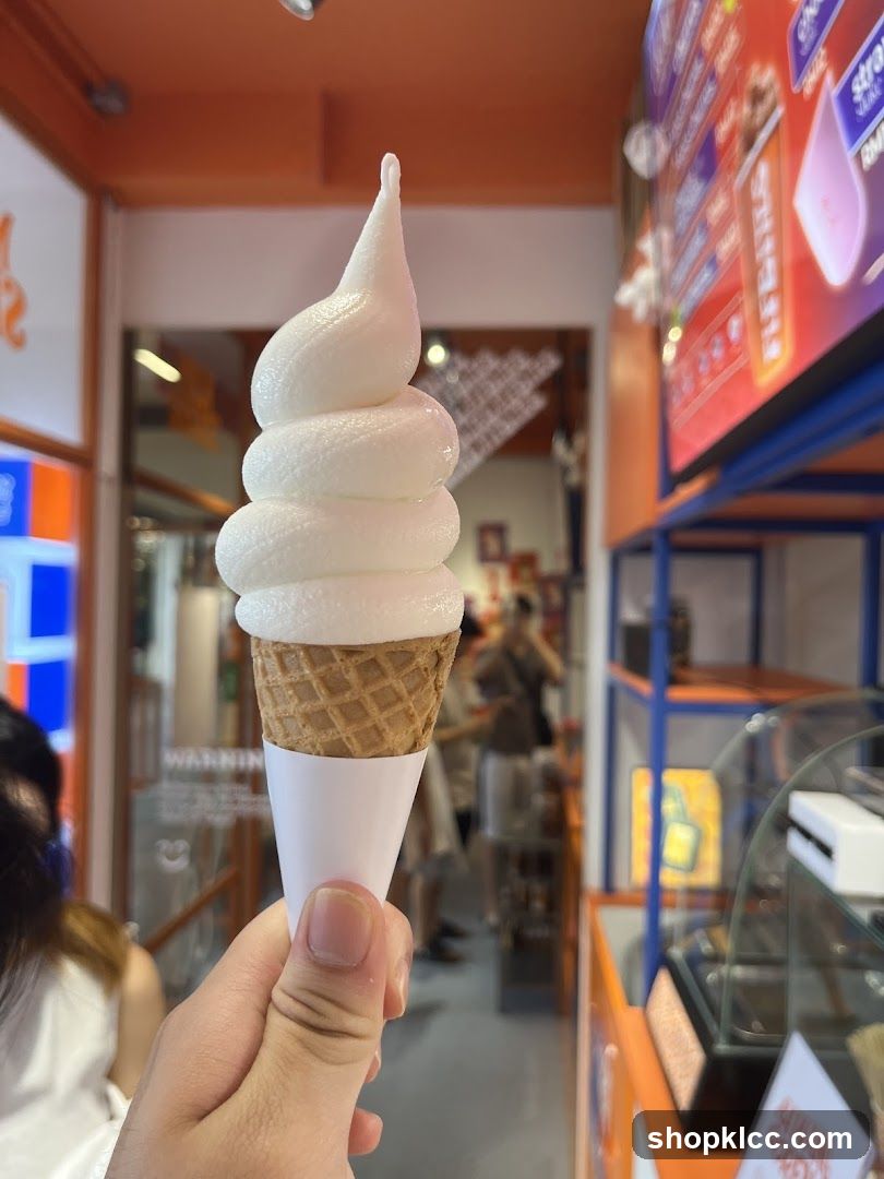 Soft Serve Ice Cream Cone