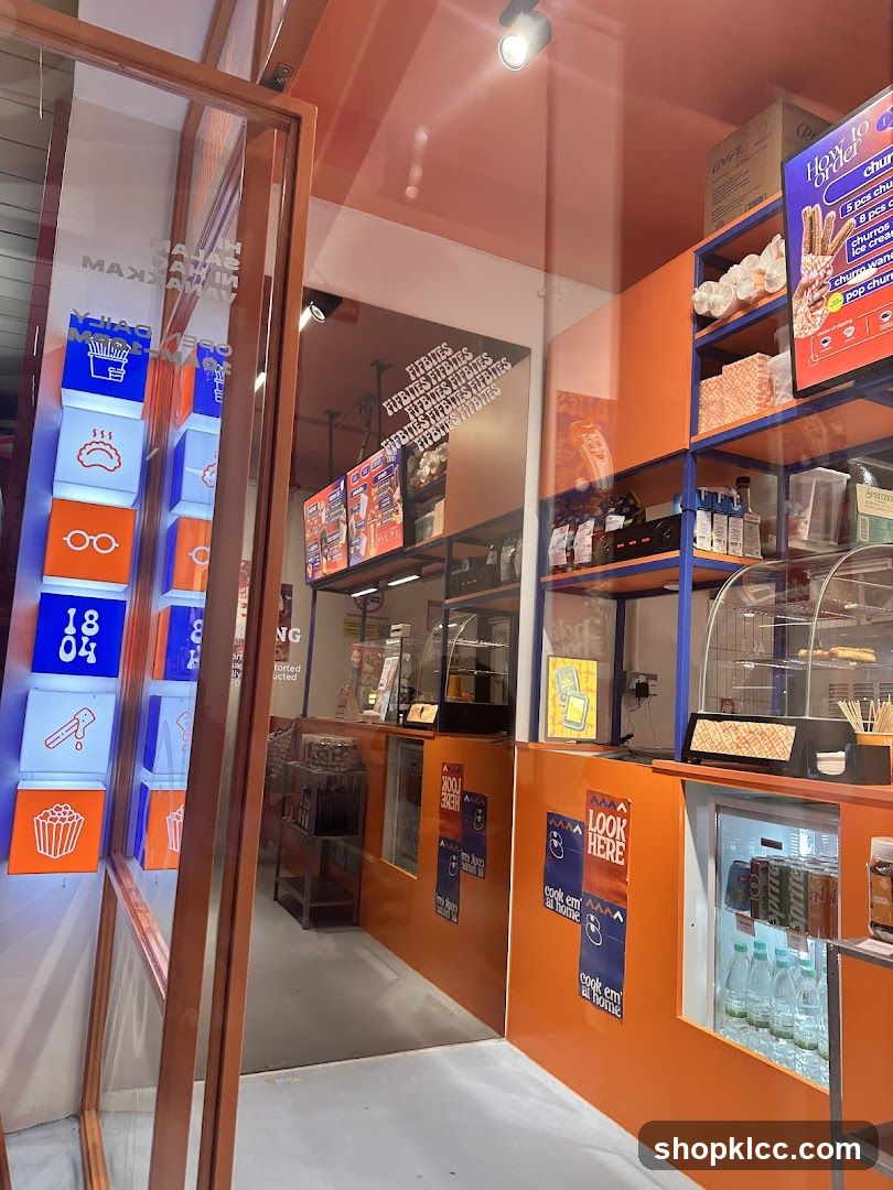 Churro Shop Interior