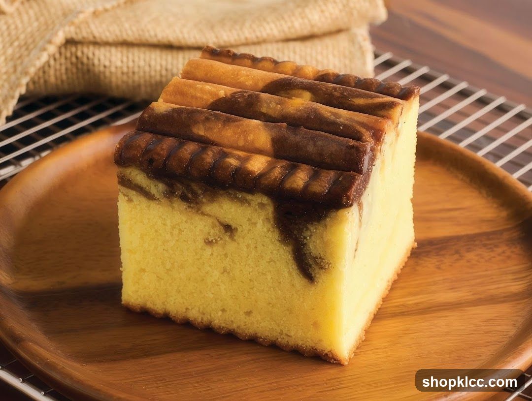 Marbled Cake Slice