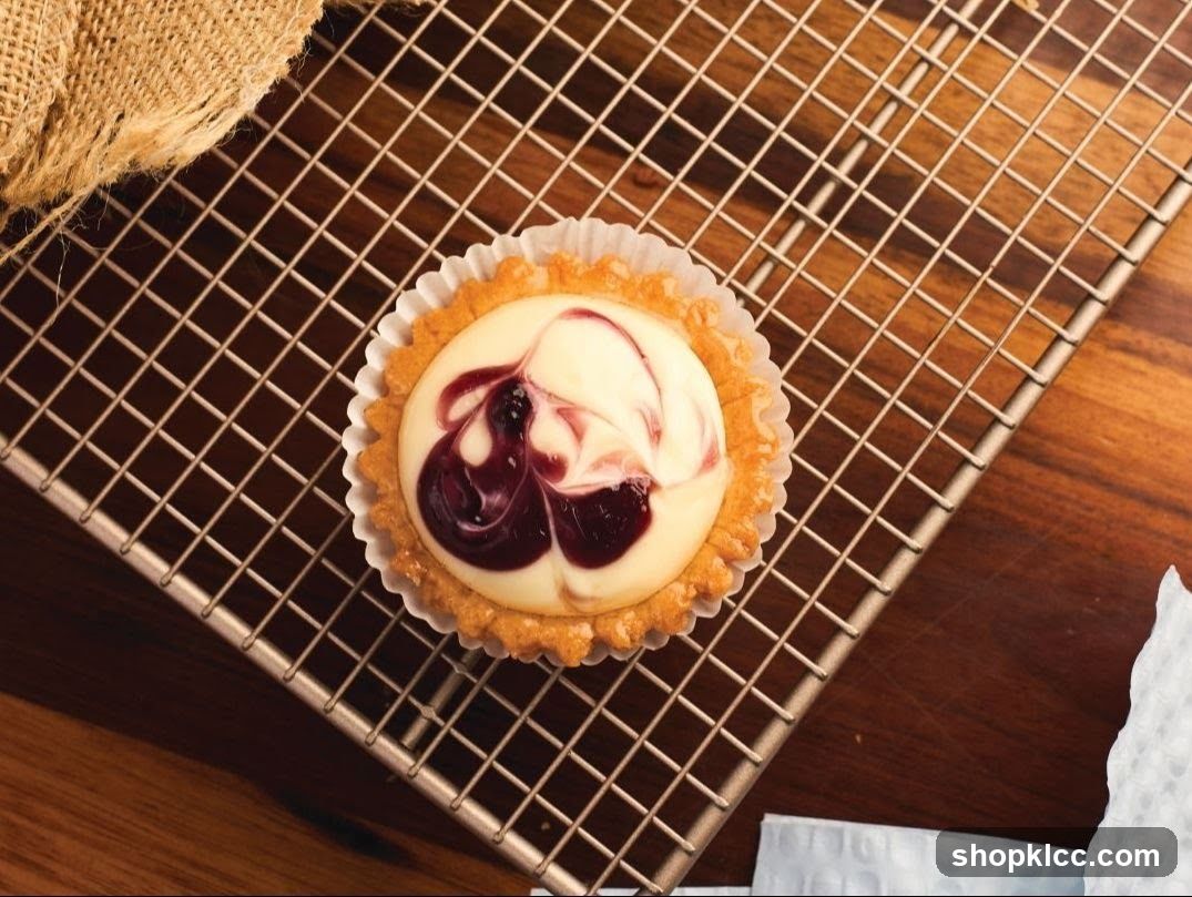 Blueberry Swirl Tart