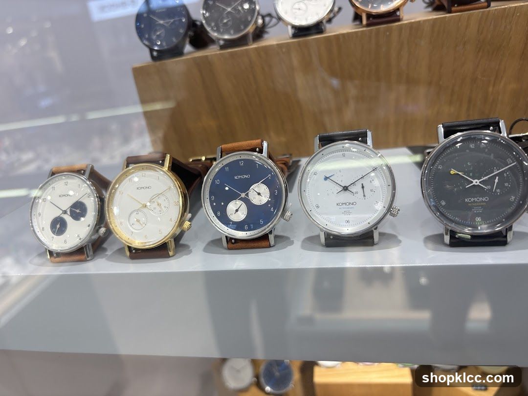 Watches on Display