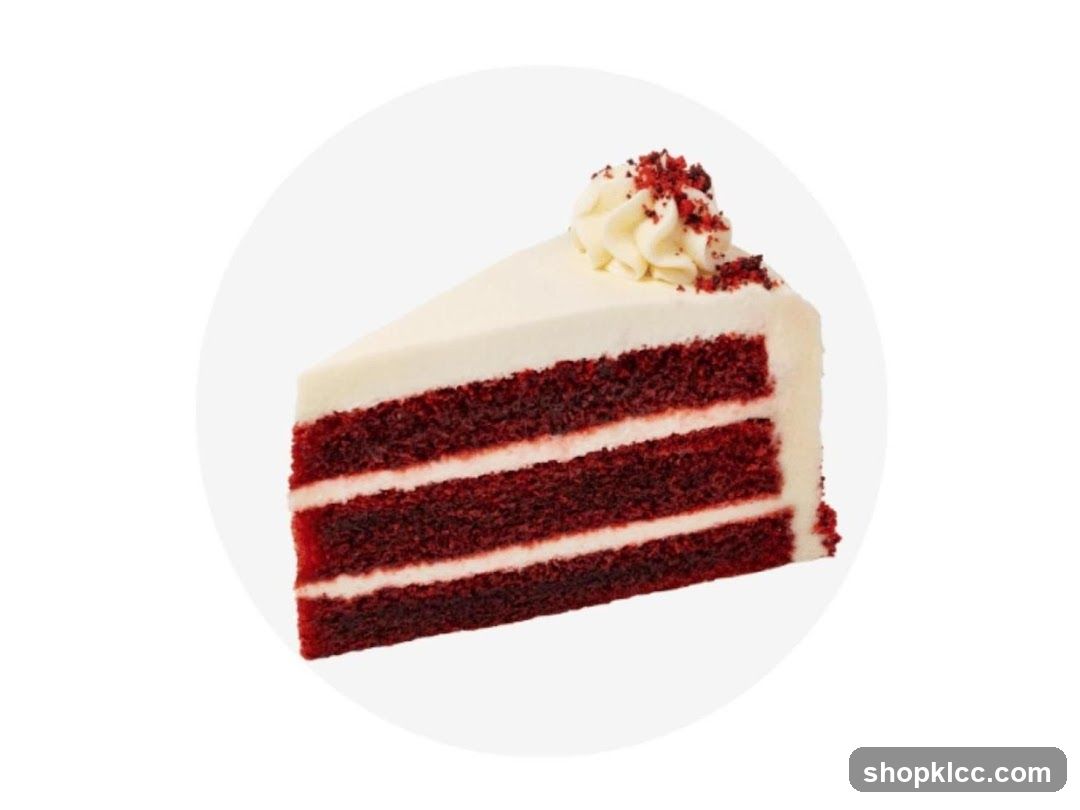 Red Velvet Cake Slice