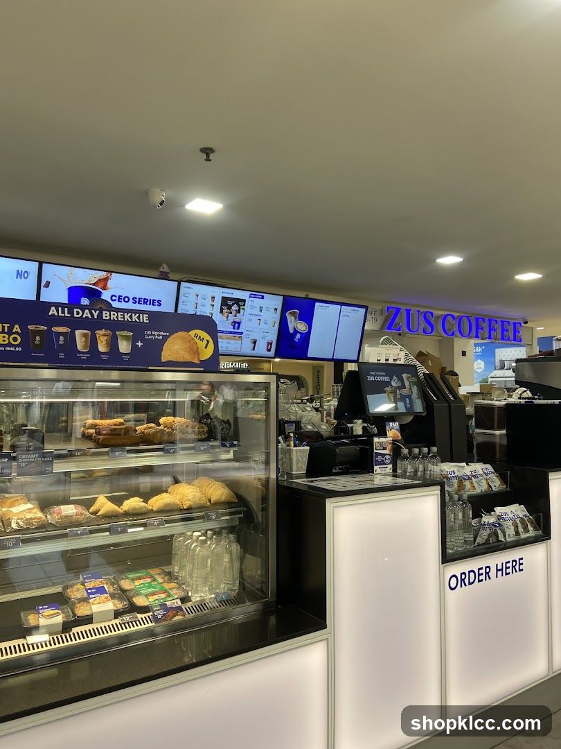 ZUS COFFEE Counter