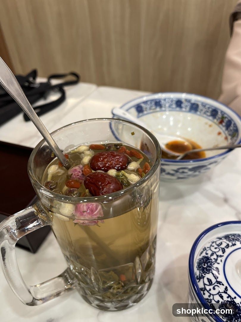 Herbal Tea with Dried Fruits and Flowers