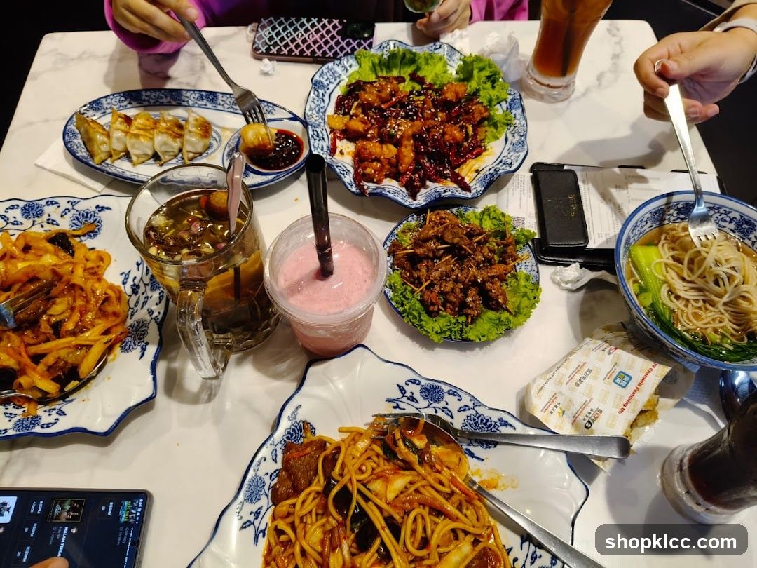 Chinese Food Spread