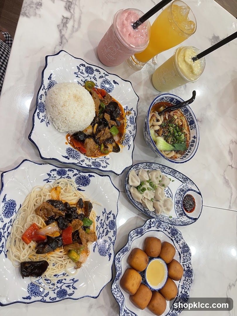 Asian Food Spread
