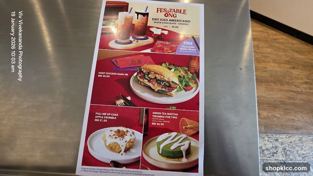 Festive Table Ong Menu