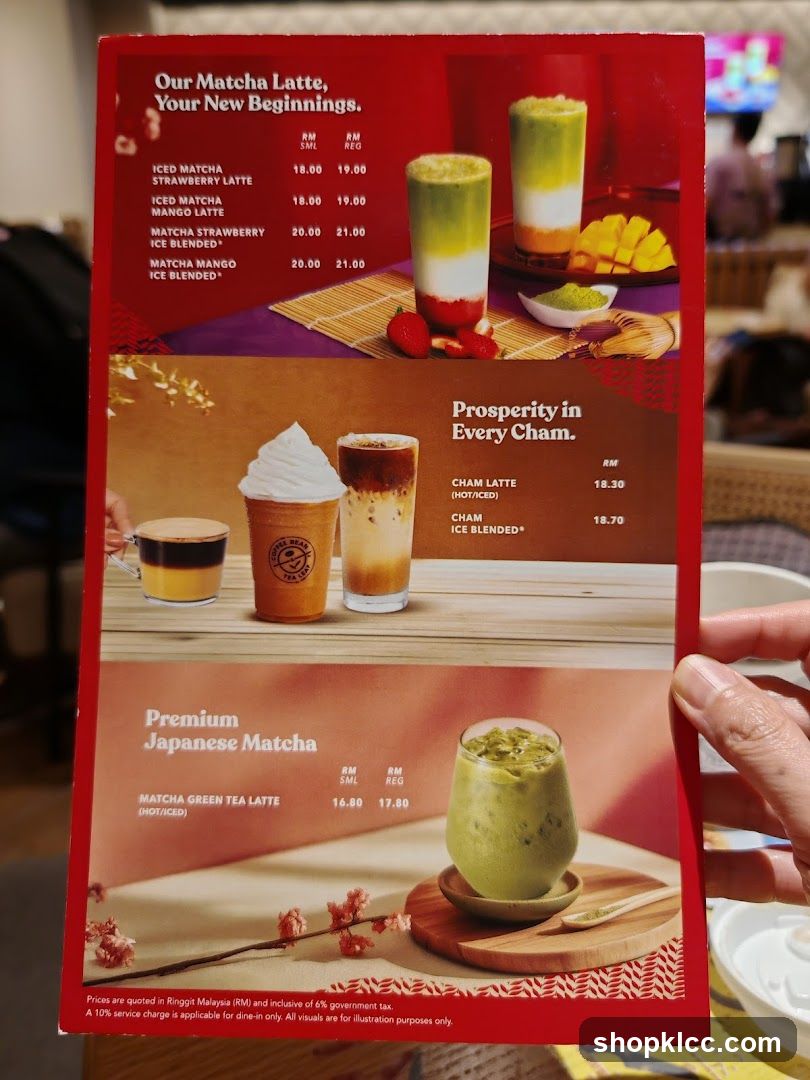 Our Matcha Latte, Your New Beginnings.