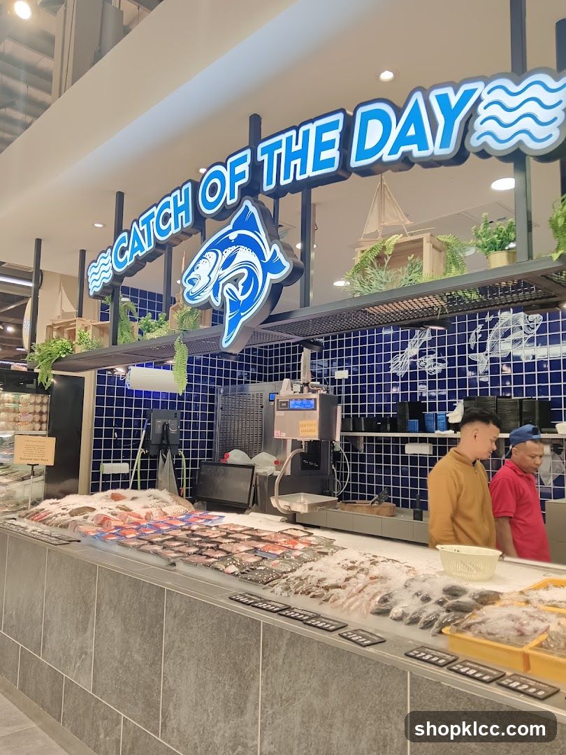 Fresh Seafood Display