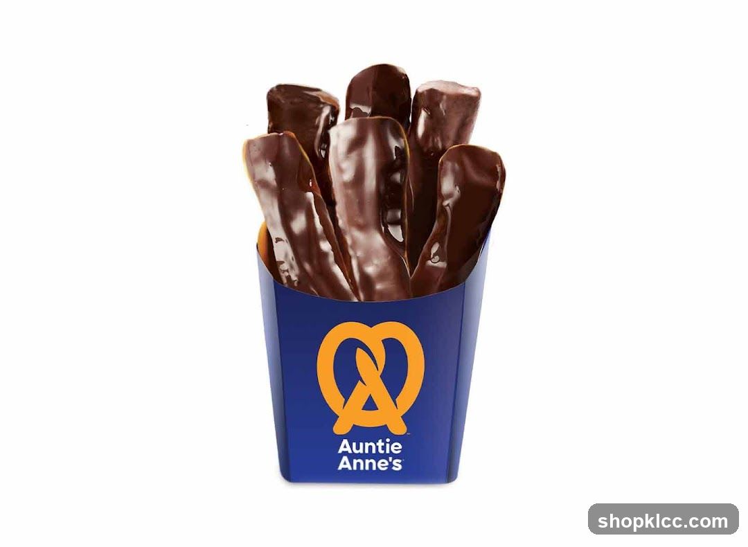 Chocolate Covered Pretzel Sticks