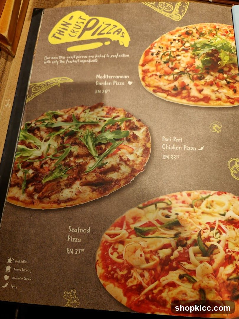 Thin Crust Pizzas