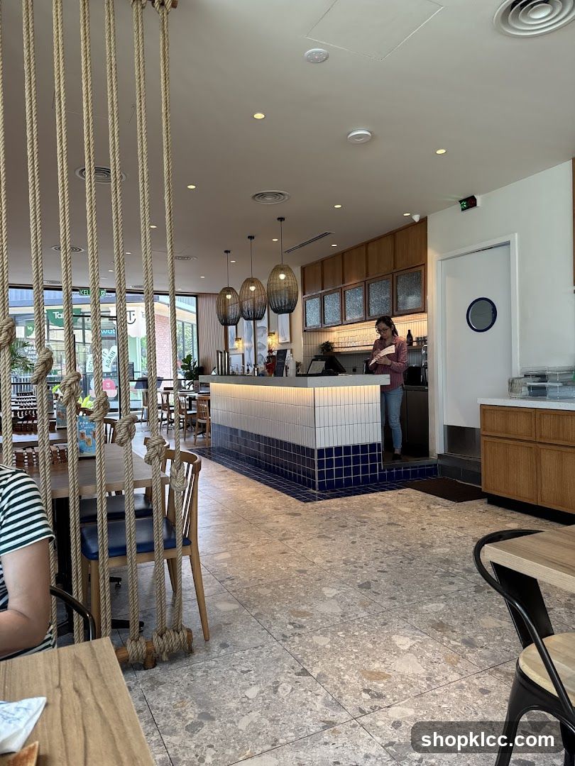Restaurant Interior with Counter
