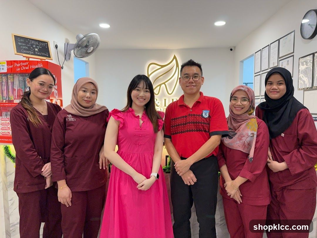 Staff posing for a photo