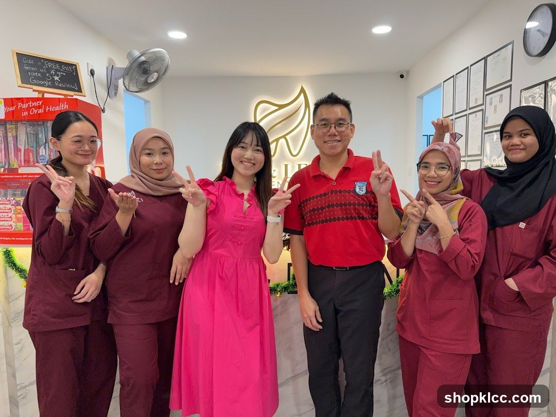 Group Photo at Dental Clinic