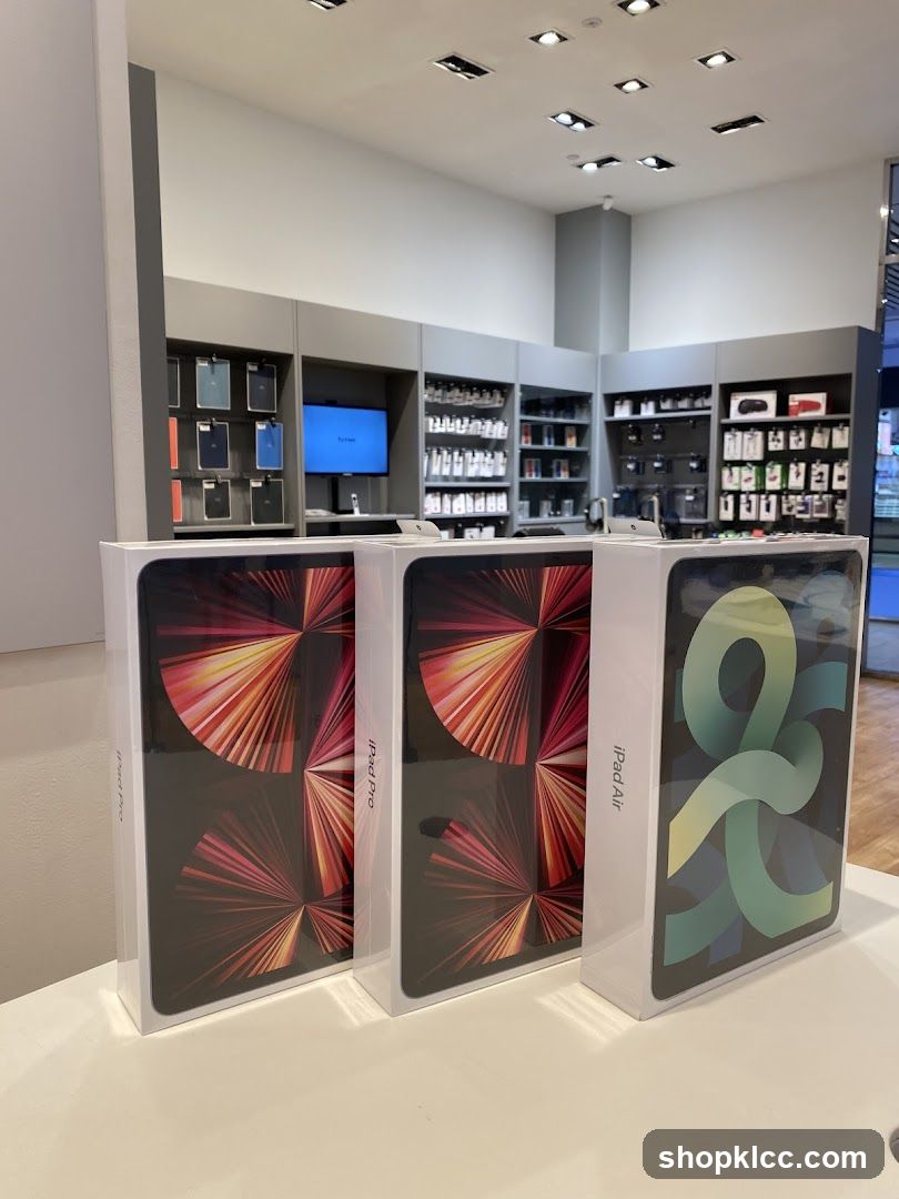 Tablets on Display