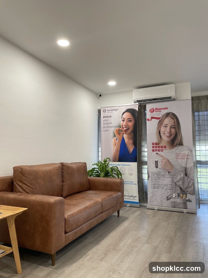 Waiting Area with Promotional Banners