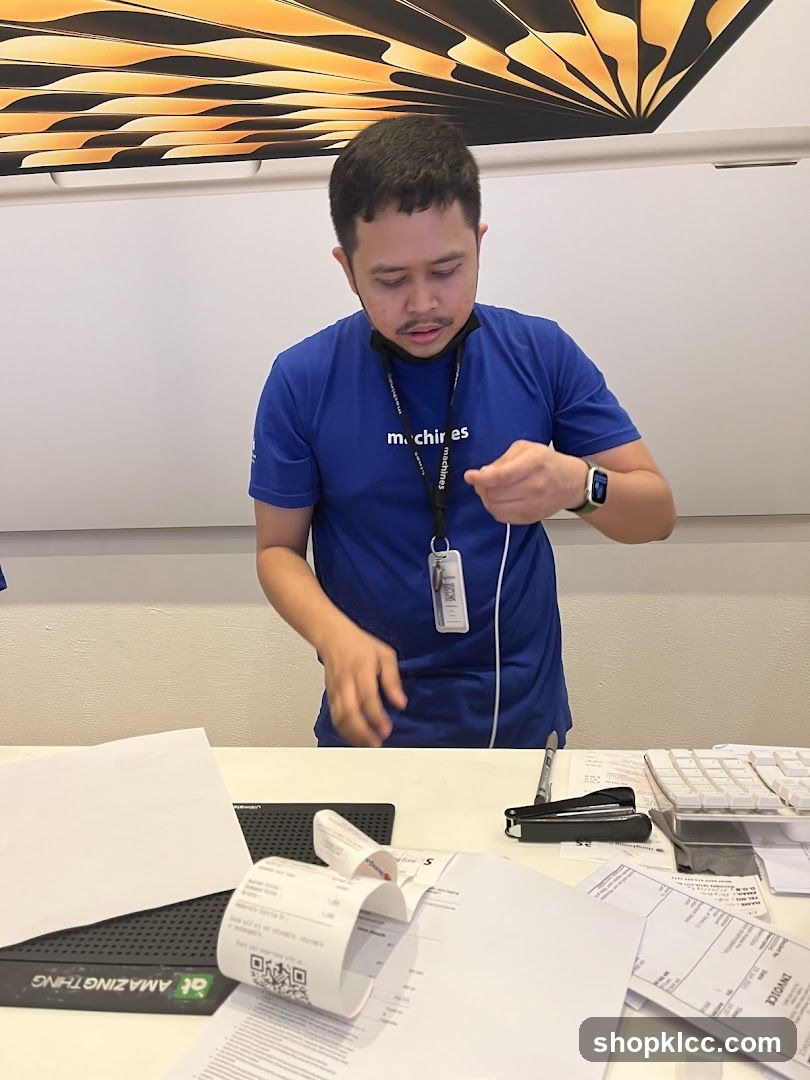 Employee at Counter