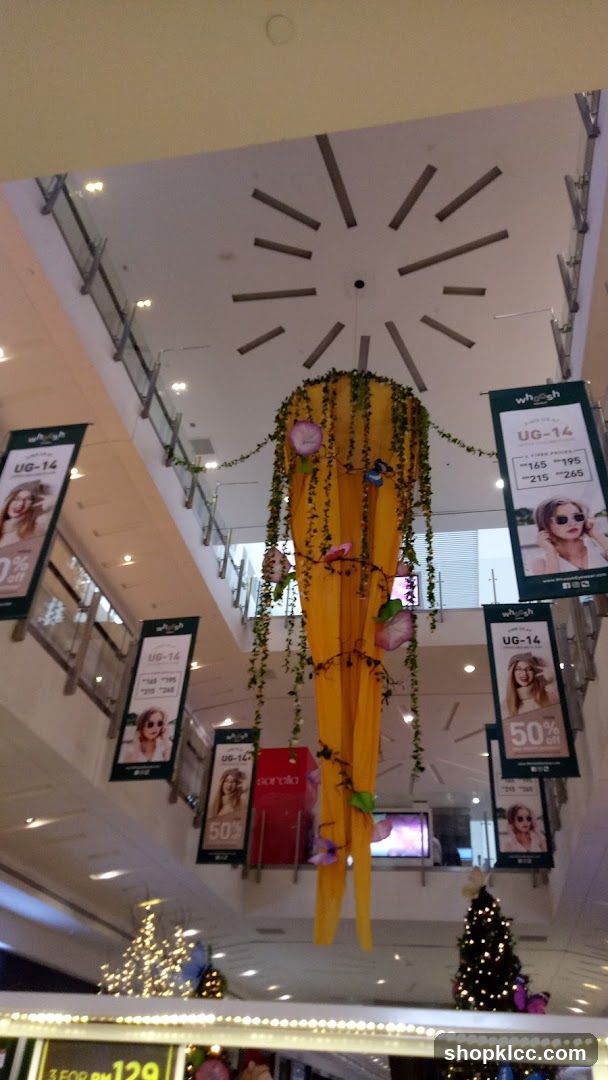 Mall Interior with Decorations