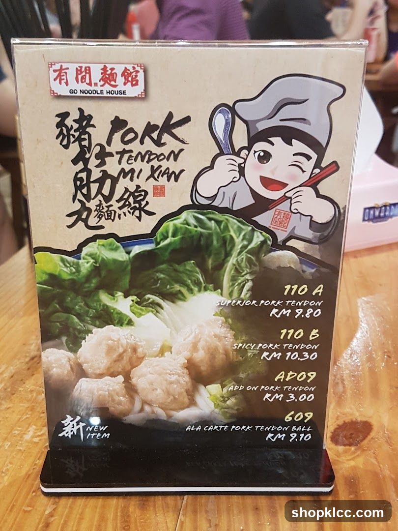 Go Noodle House Menu