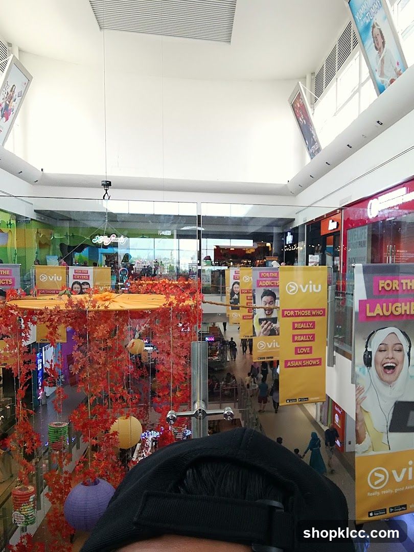 Mall Interior with Advertisements