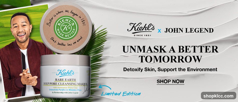 Kiehl's x John Legend Unmask a Better Tomorrow