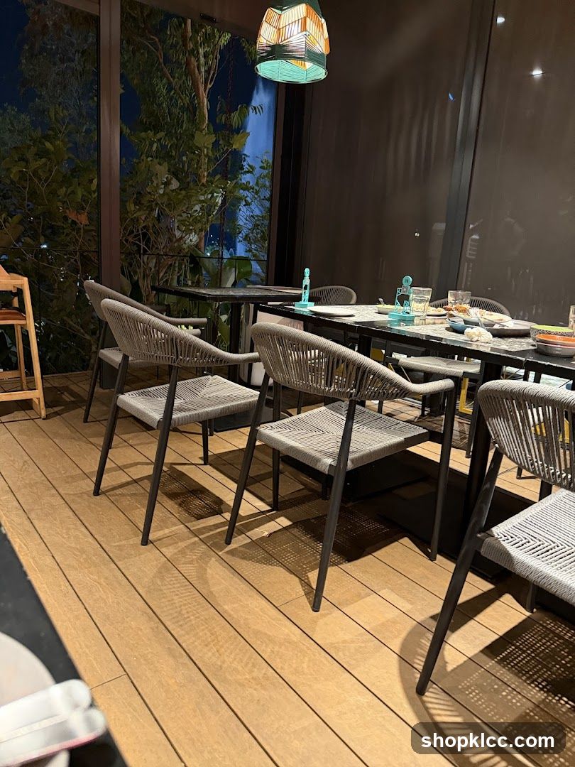Restaurant Interior with Outdoor Seating