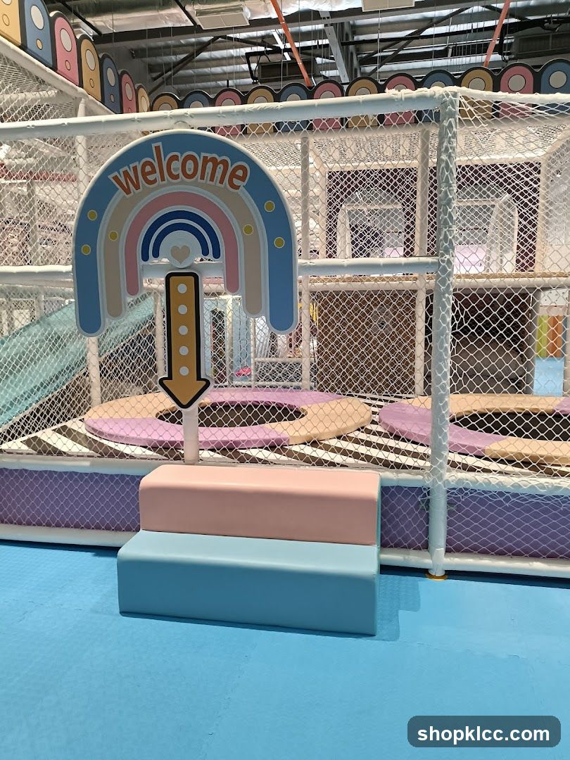 Indoor Playground Welcome Sign