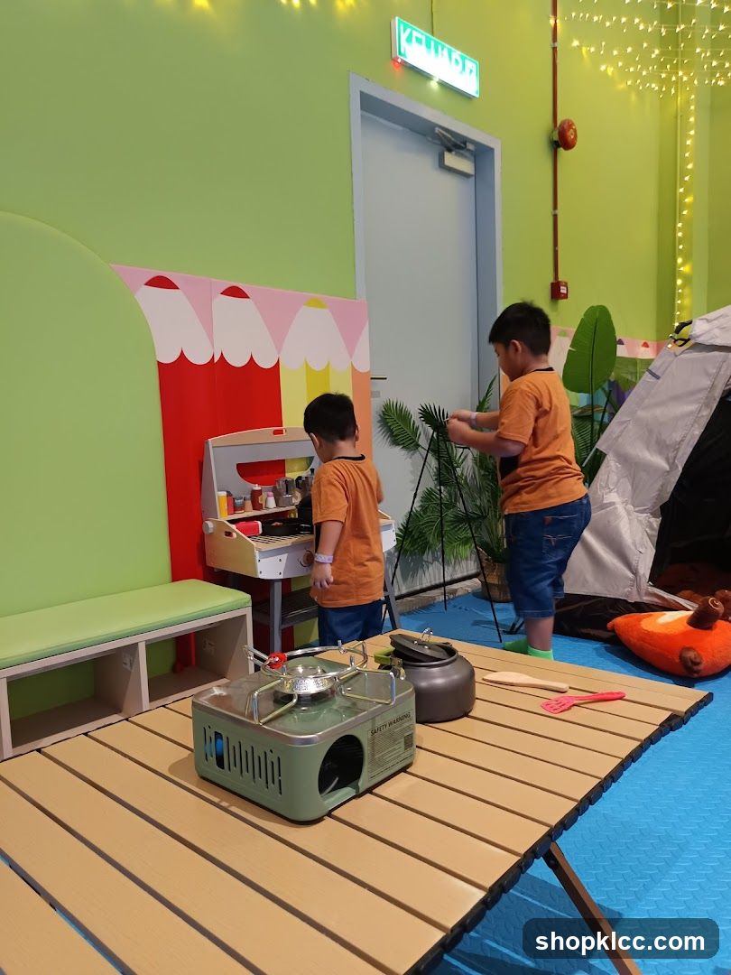 Children Playing in a Play Area