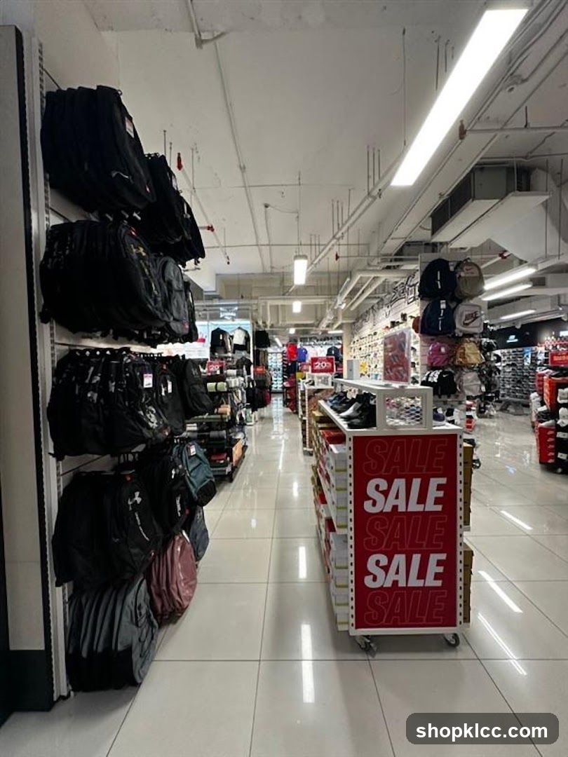 Sporting Goods Store Aisle
