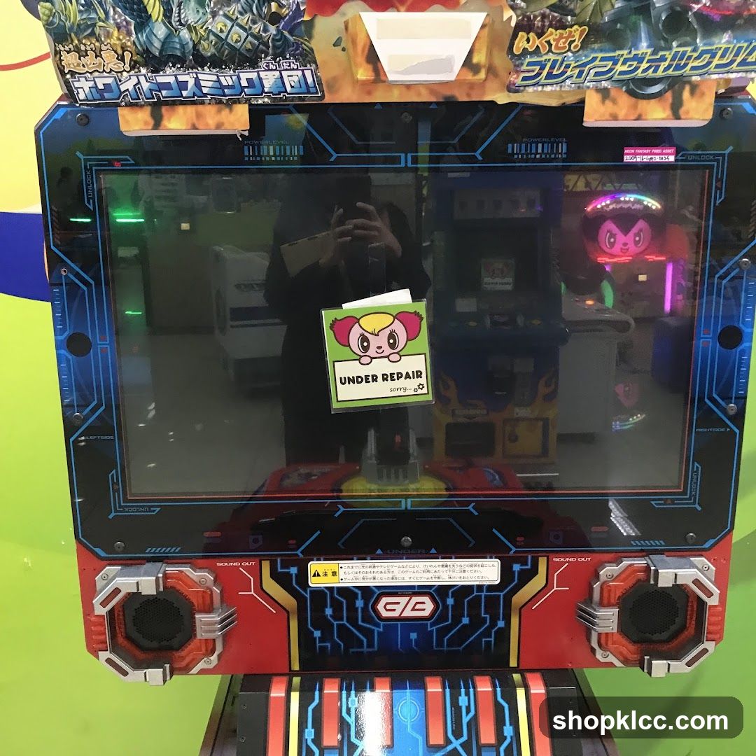 Arcade Game Under Repair