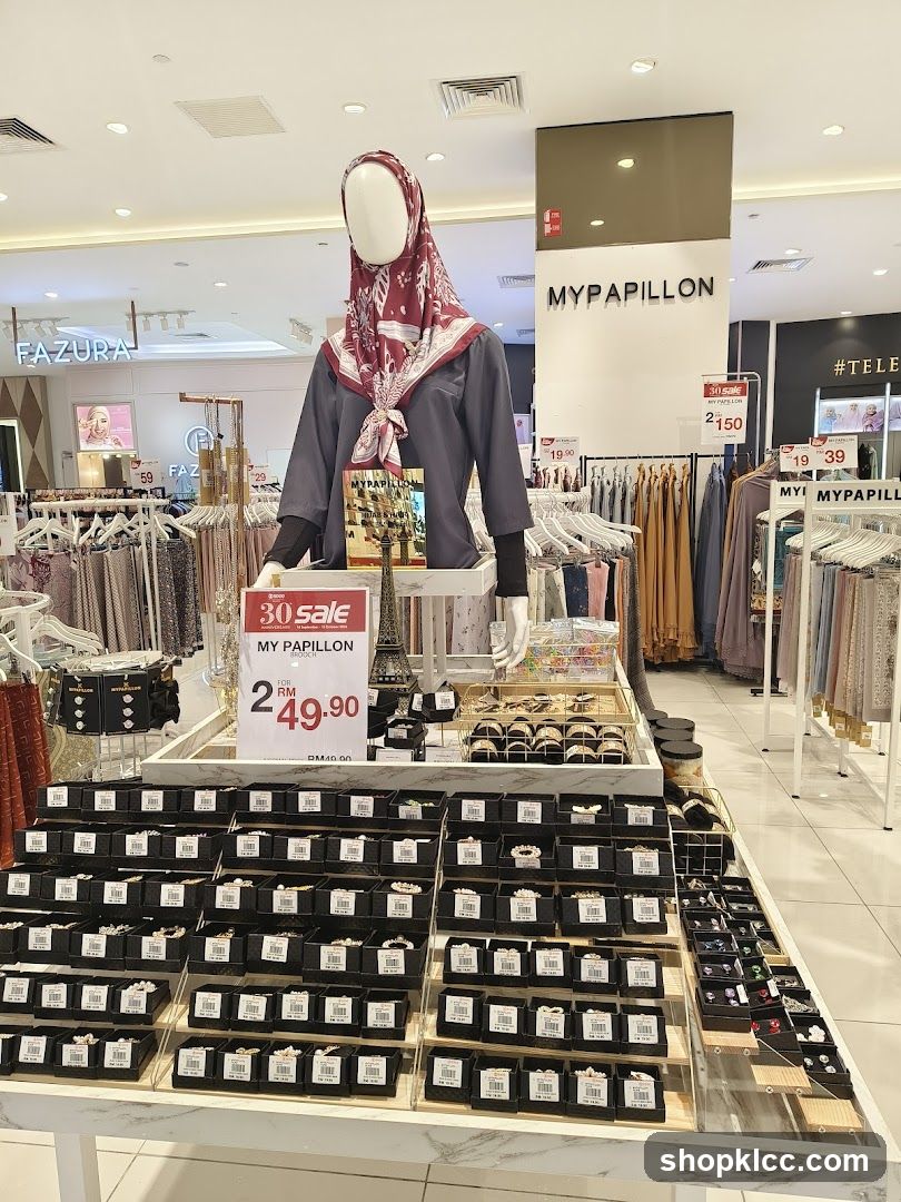 Display of accessories