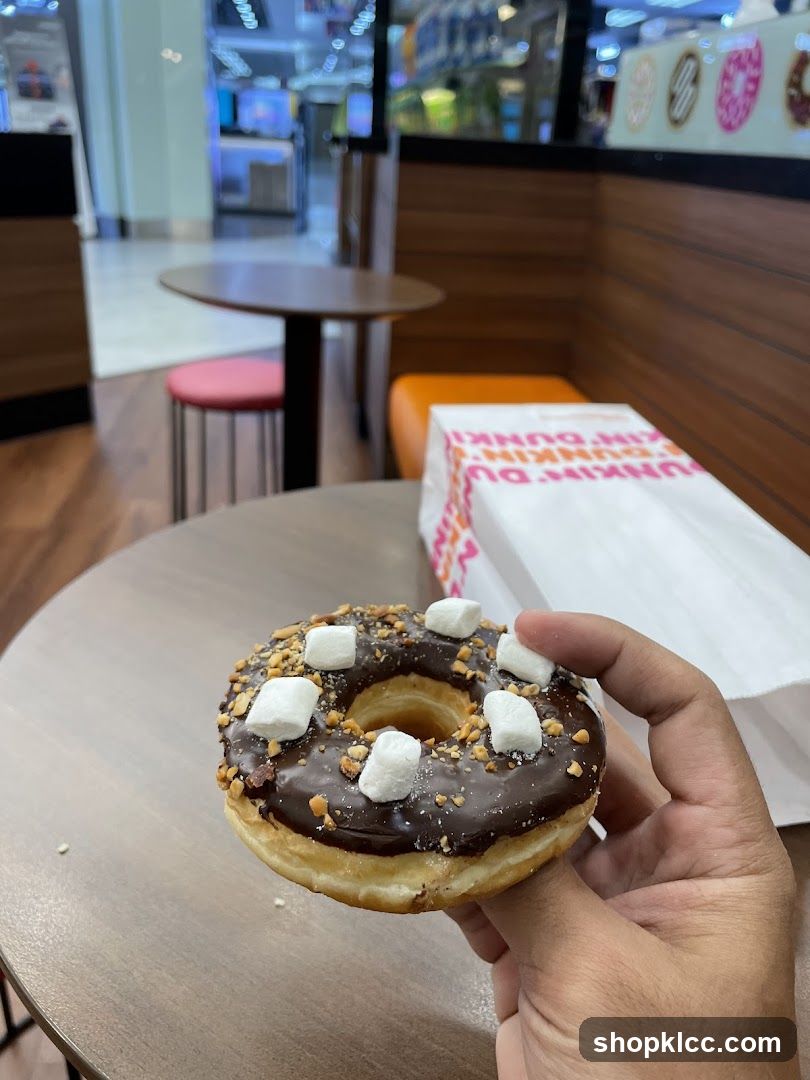 Donut with Marshmallows and Peanuts