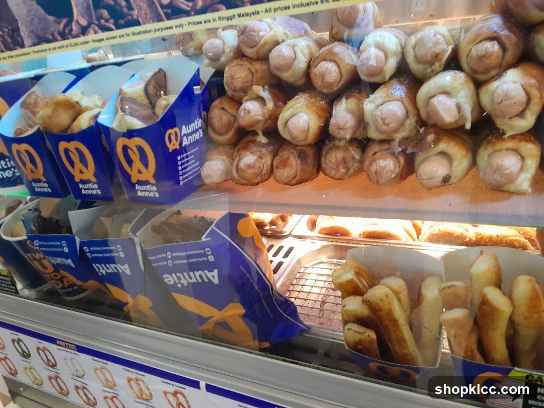 Auntie Anne's Pretzel Display