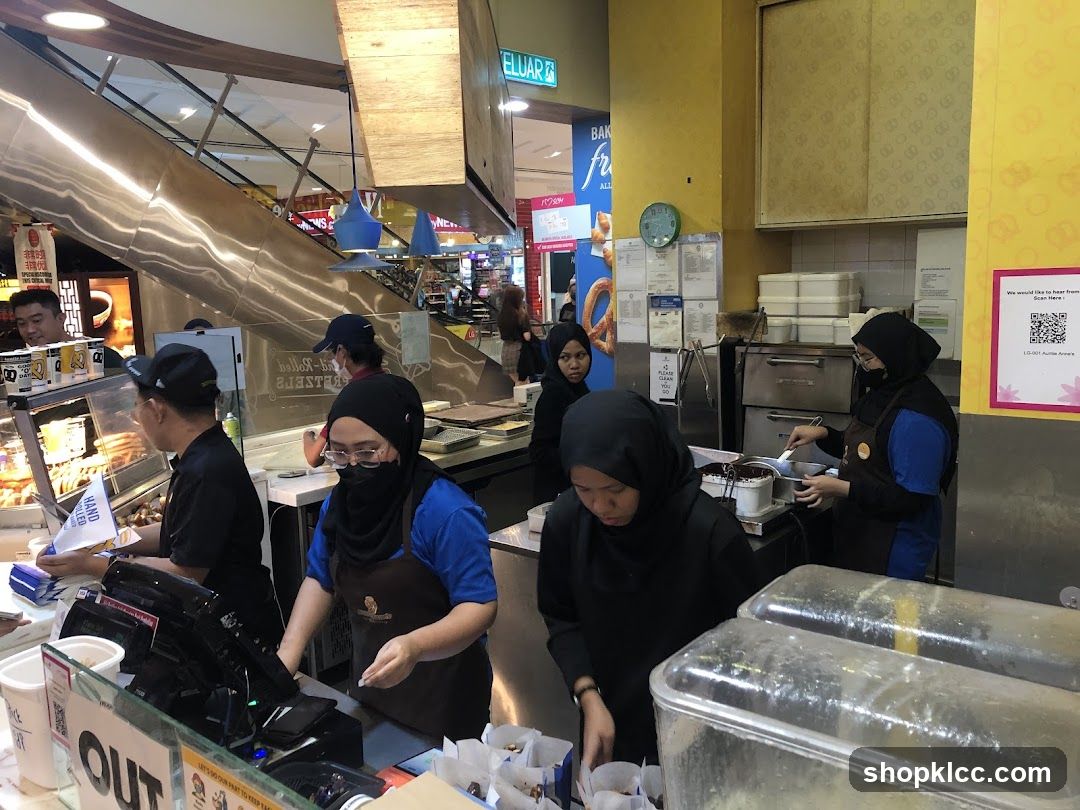 Bakery Staff Preparing Food