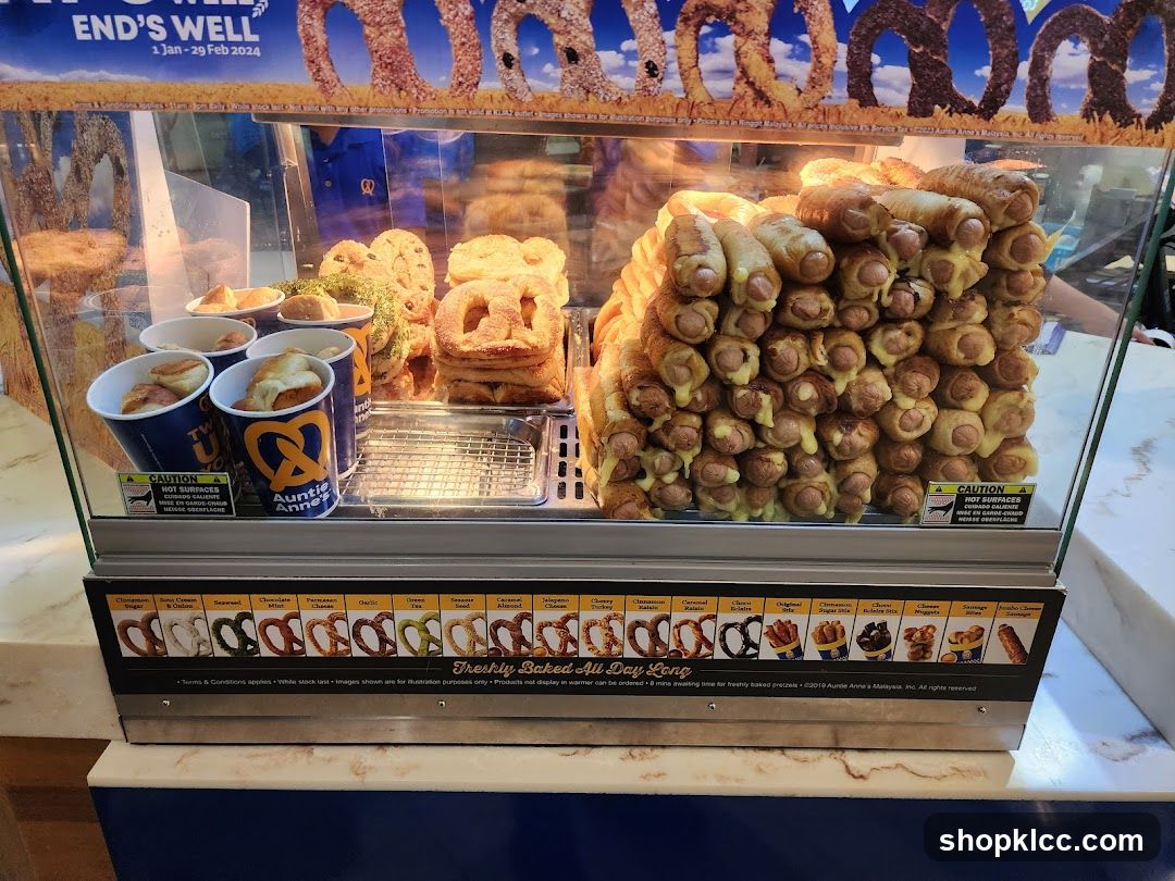 Auntie Anne's Pretzel Display