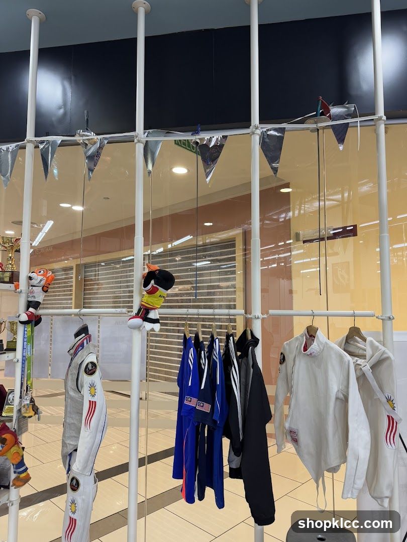 Fencing Apparel Display