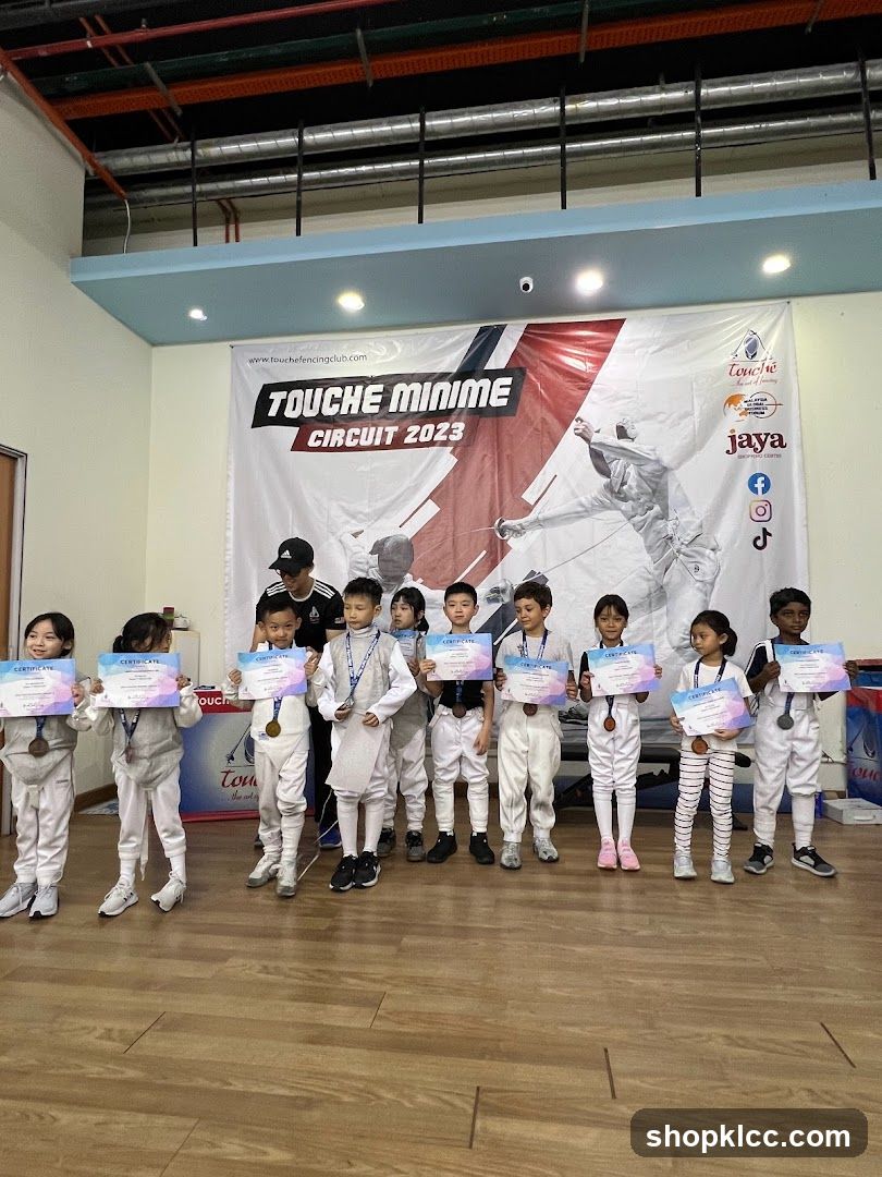 Fencing Competition Awards Ceremony