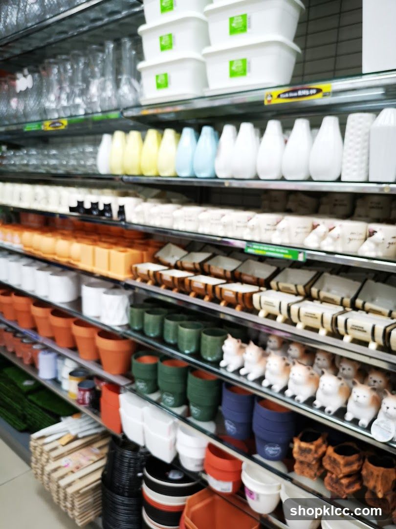 Shelves of Home Goods