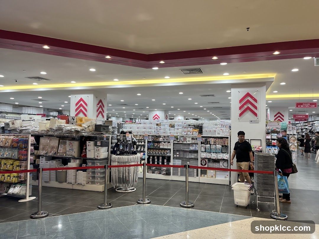 Interior of a retail store