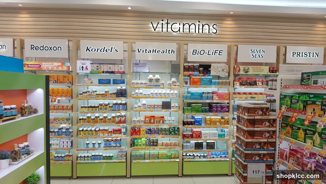 Vitamins and Health Supplements Aisle