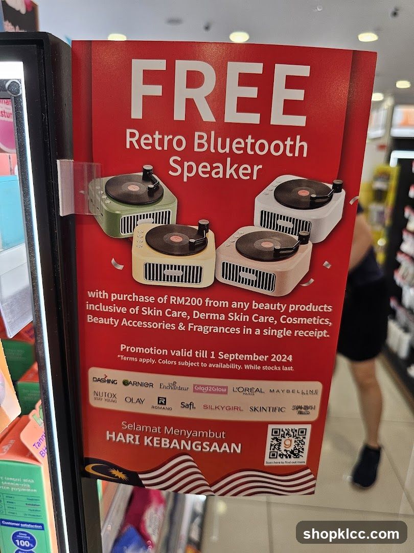 Free Retro Bluetooth Speaker Promotion