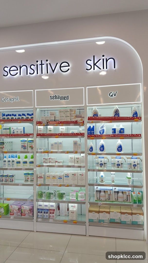 Skincare Products Display