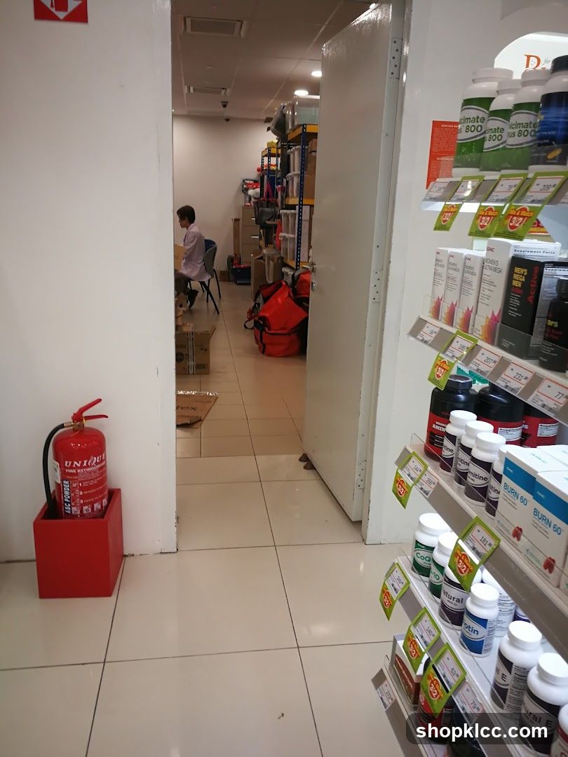 Store Interior with Supplements